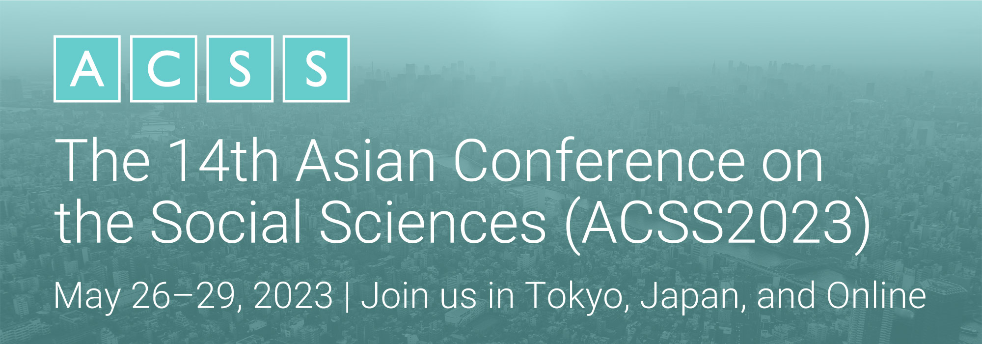 The 14th Asian Conference on the Social Sciences (ACSS2023) Logo